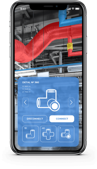 Industrial control interface on mobile